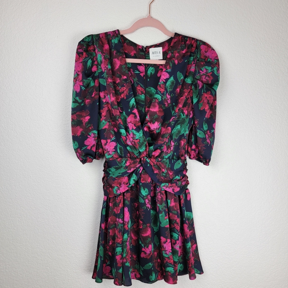MISA Los Angeles Enchanted Floral Narcissa Feminine Ruffle Mini Extra Small - Picture 5 of 11